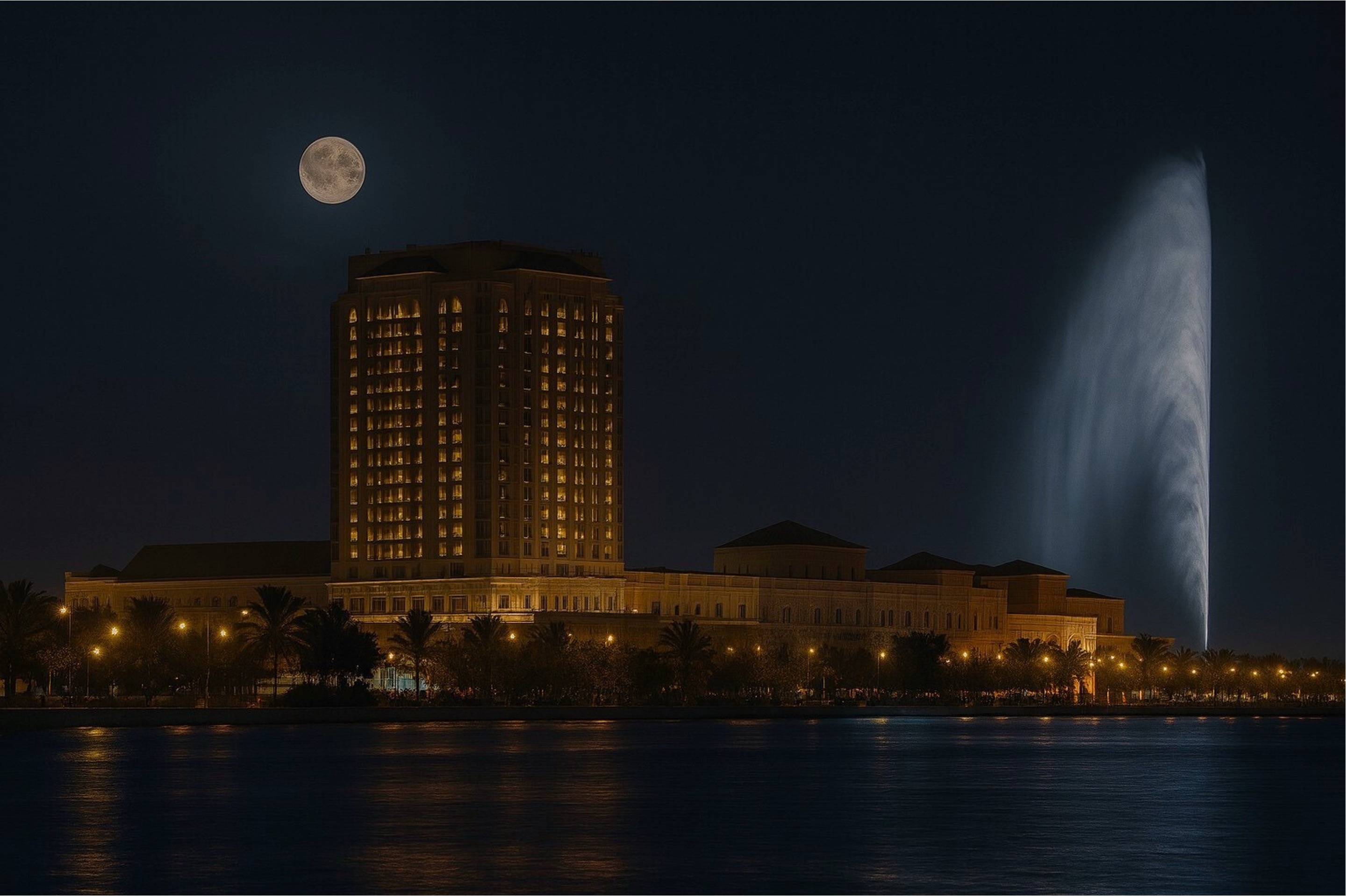 Ritz Carlton Jeddah night view