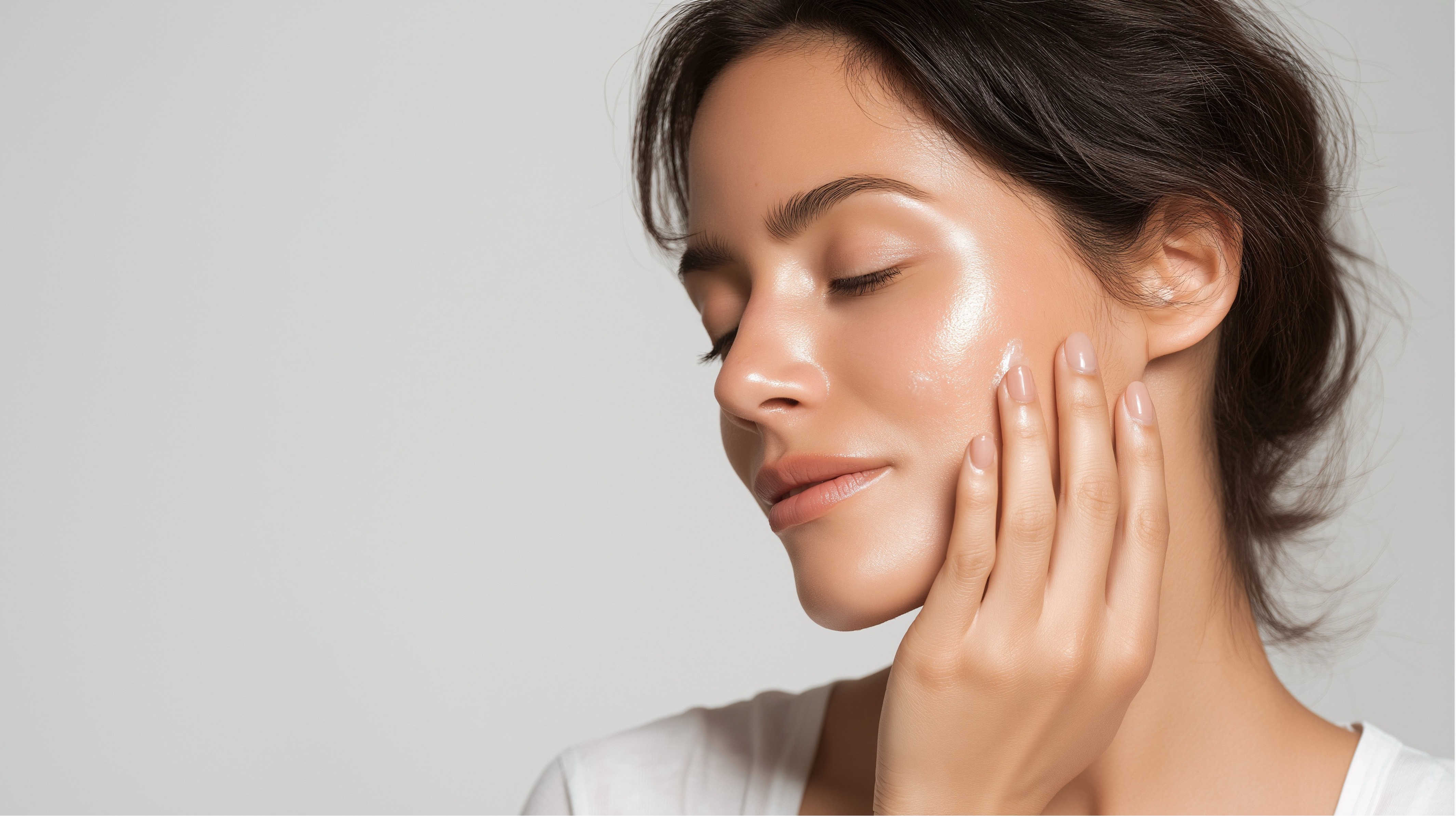 Regenerative skin closeup visual